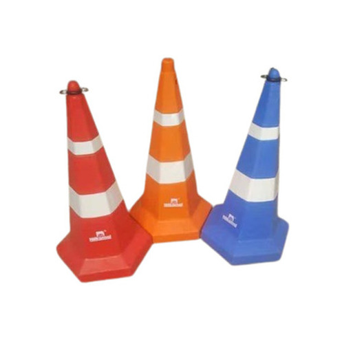 Safety Cones - PVC Standard Size | Water Crack Weather Resistant Portable Reusable Easy to Carry Available in Multiple Colors