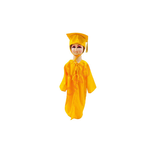 Yellow Convocation Degree Gown Fancy Dress Costume For 2 Years to 14 Years