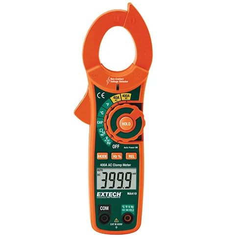 400A Digital Ac Clamp Meter Ncv-Ma410 - Color: Yellow