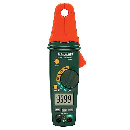 80A Mini Ac/Dc Clamp Meter Extech-380950 - Color: Yellow