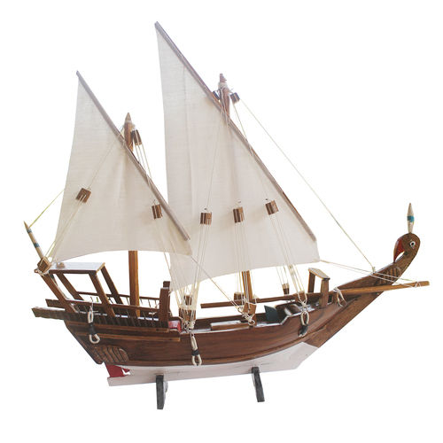 Decorative Handcrafted Uru Traditional Teak Wood Kotia Boat