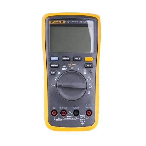 Yellow And Black Industrial Handheld Digital Multimeter 15B Plus - Material: Plastic
