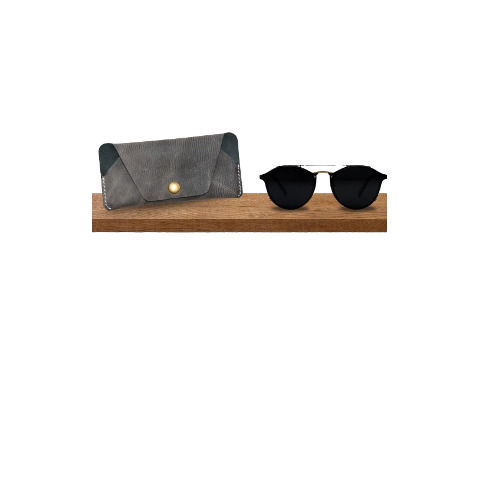 Plain Genuine Leather Glasses Cases