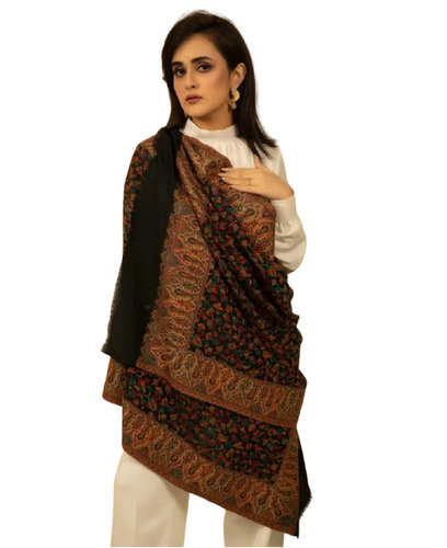 Woolen Ladies Shawls  - Color: As Shown In The Image