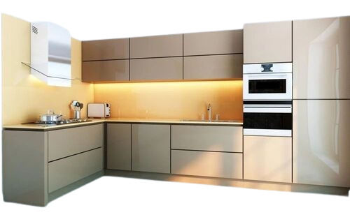 L Shape Modular Kitchen