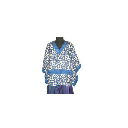 Printed Silk Tunics - Color: Multi Color