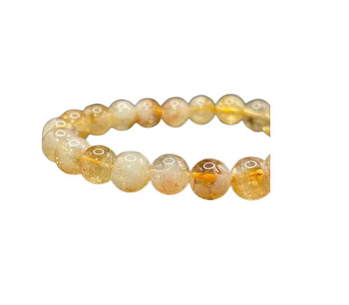 Trendy And Unique Party Wear Light Weighted Skin-Friendly Citrine Bracelet