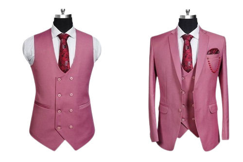 Three Piece Pink Blazer 