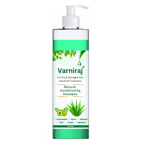 Varniraj Anti Dandruff Shampoo With Conditioner (500 Ml) - Color: Green