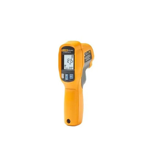Handheld Mini Infrared Thermometer - Plastic, Yellow | Industrial Usage, 1 Second Response Time, 6 Months Warranty