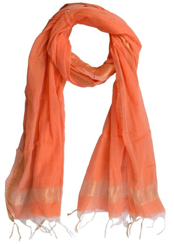 Cotton Dupatta - Length 2.5m, Handwash Care, Plain Pattern | Breathable, Washable, All-Season Wear