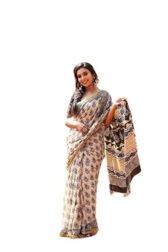 chanderi cotton saree