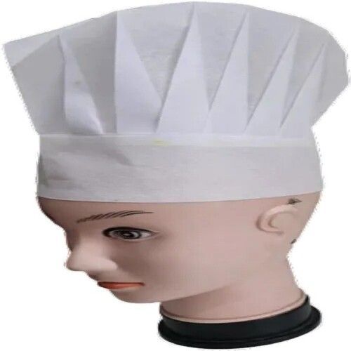 Pleated Unisex Disposable Non Woven Cap