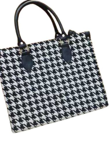 Comfortable Handle Printed Canvas Tote Bag