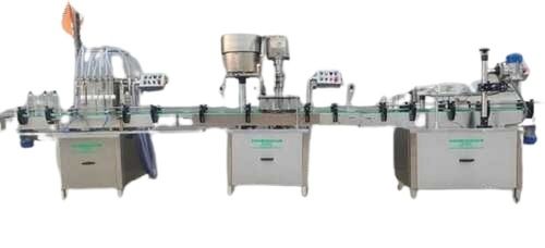 Stainless Steel Constructed Automatic Liquid Syrup Filling Machine