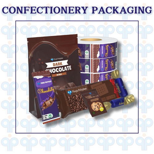 Laminated Material Confectionery Packaging Pouches