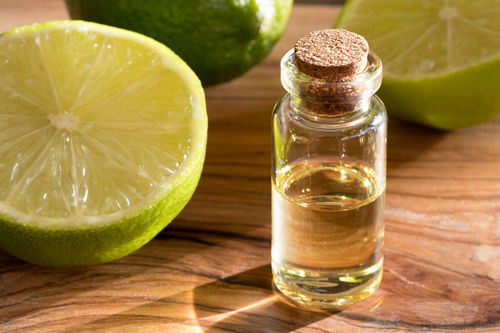 100% Natural and Pure Light Yellow Lime Essential Oil