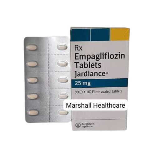 Empagliflozin Tablets - 25mg, 90 Tablets Per Box | Generic Drug for Type 2 Diabetes Treatment, Helps Control Blood Sugar Levels, Consult Doctor for Dosage