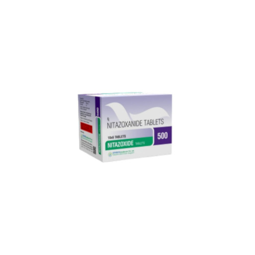 Nitazoxanide 500 Mg Tablets - Color: White