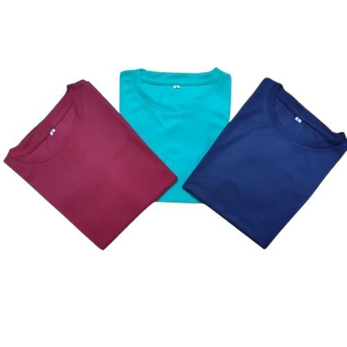 PP Fabric Casual Wear Plain Polyester T Shirt