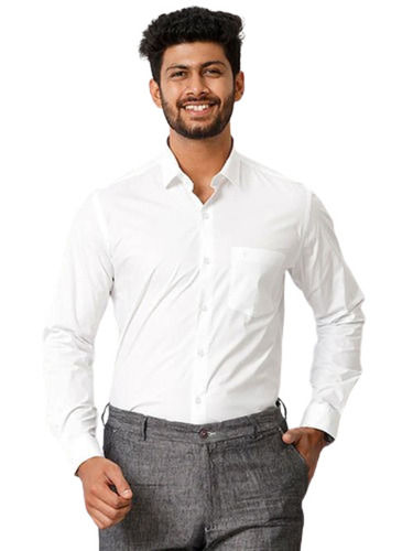 Pure Cotton White Shirt