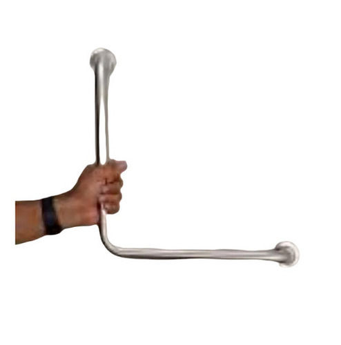 Wall Mounted Glossy Finish Corrosion Resistant Stainless Steel Bathroom Handle