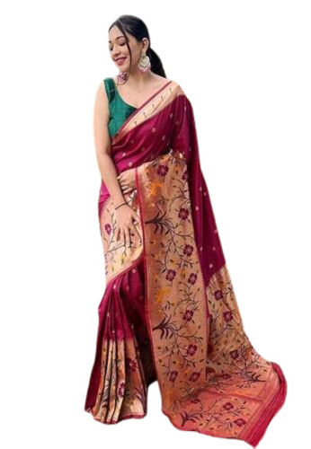 Multicolor Designer Silk Sarees