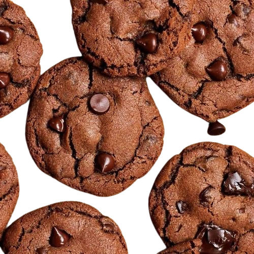 Round Shape Sweet Chocolate Cookies 