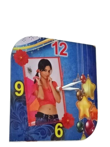 Customize Wall Clocks - Acrylic, Customized Size, Multicolor, Square Shape | Luxury Design, Polished Surface, Durable Build, 3 Year Warranty