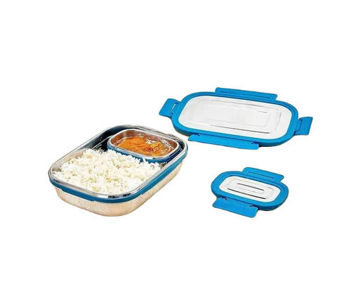 Heat and Cold Resistant Plastic Rectangular Single Compartment Tiffin Boxes