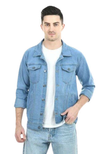 Full Sleeve Blue Denim Jacket 