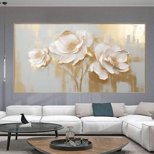 Rose Flower Oil Painting