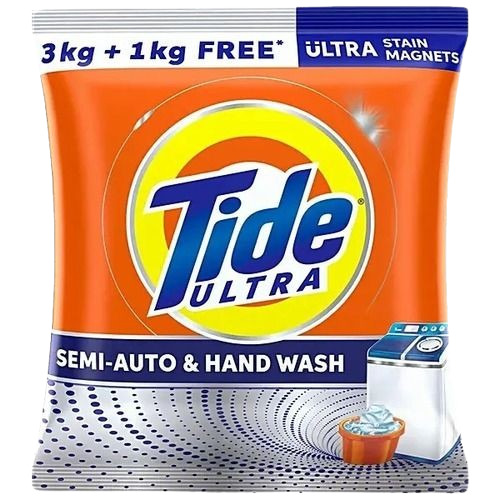 Detergent Powder - New Very Good Quality, White Color, Quick Dry Feature, Floral Perfume, Machine Washable