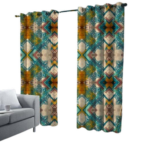 Multicolor Desiner Printed Curtains