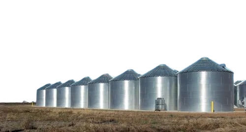 Zincalum Grain Storage Silos