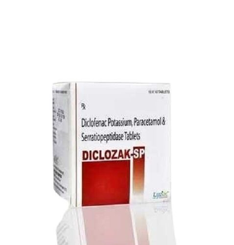 Diclofenac Paracetamol Serratiopeptidase Tablet 10x10 Tablets Pack