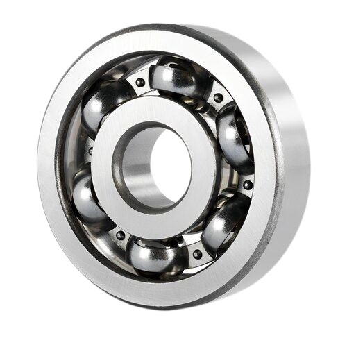 Industrial Bearings - Stainless Steel, Customized Size, Silver Color | Single Row Ball Bearing, Durable and Fine Finished Quality