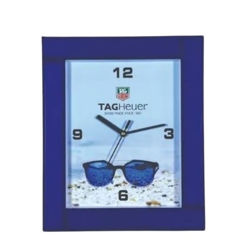 Silent Operation And Decorative Frame Printed Square Wall Clock