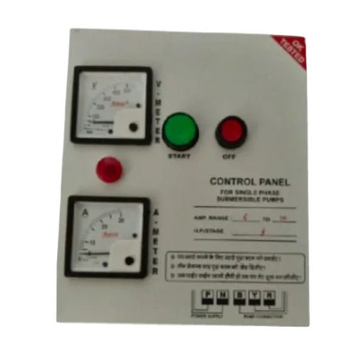 Electrical Submersible Pump Control Panel - Mild Steel & Galvanized Steel, Corrosion & Heat Resistant | High Efficiency, Automatic, Wall Mounted, Easy to Install