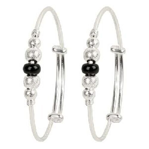 Polished Kids Silver Bangles