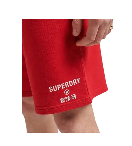 Mens Cotton Sports Shorts - Customized Size, Red Color , Lightweight and Breathable Fabric, Regular Fit with 2 Pockets for Daily Summer Wear