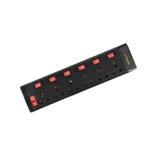 Heat Resistant Shockproof Electrical Portable Power Extension Board With 6 Socket