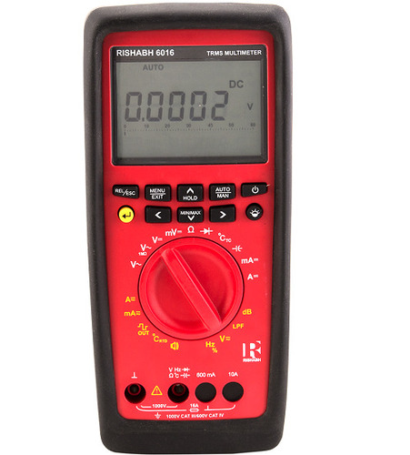 Rishabh 6016 Digital Multimeter - Color: Yellow