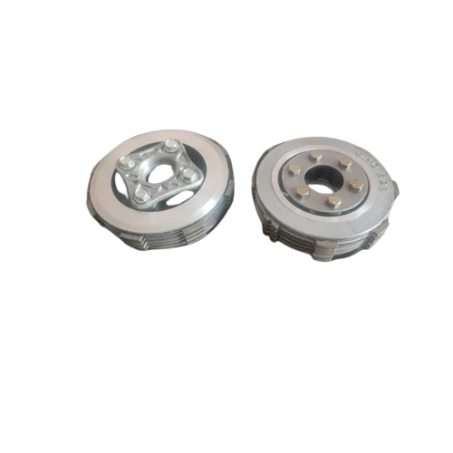 Bajaj CT 100 Clutch Assembly - Aluminum Alloy, Standard Design | Two Wheeler Application, Moulded Type