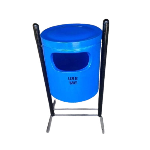 FRP Dustbin - Various Sizes Available, Easy to Clean and Spacious, Low Price, Crack Resistant, Blue Color