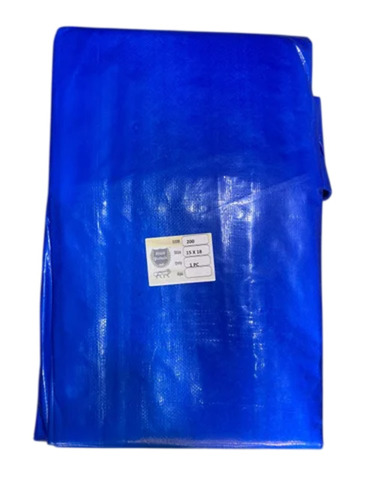 Blue Hdpe Tarpaulin Sheet - Design Type: Customized