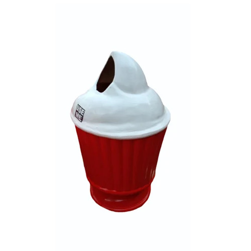 Ice Cream Cone Design Dustbin - Application: Housekeeping