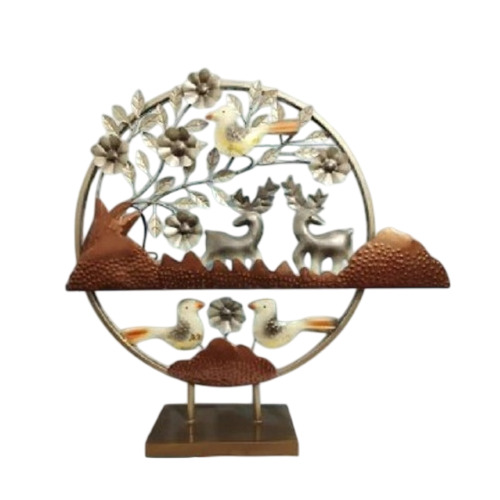 Deer Bird Tree In Ring Home Decor With Led Light - Color: Various Colors Are Available