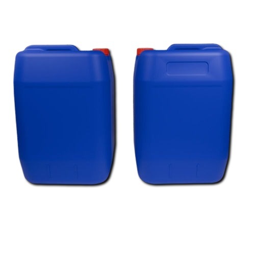 HDPE Jerry Can - 25 Liter Capacity, Blue - Biodegradable, Nontoxic, Durable Storage Solution for Chemicals and Liquids