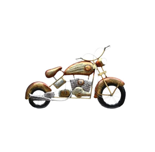 Modern Wrought Iron Bike Wall Art - Color: Various Colors Are Available